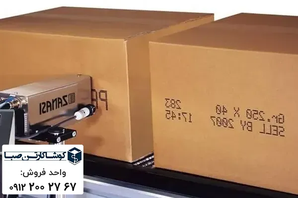 انواع چاپ بر روی کارتن چهار درب