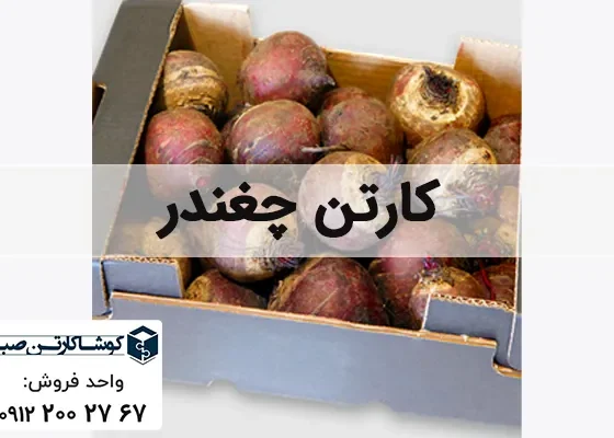 کارتن چغندر | قیمت بسته بندی چغندر